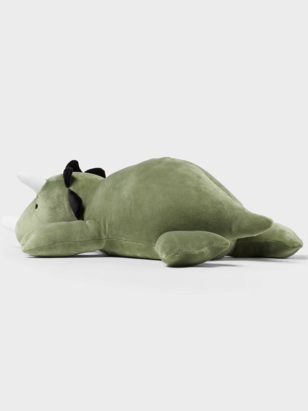 Pillowfort Weighted Plush Dinosaur Triceratops Stuffed Animal 24” 3 lbs Pillow - Picture 2 of 7
